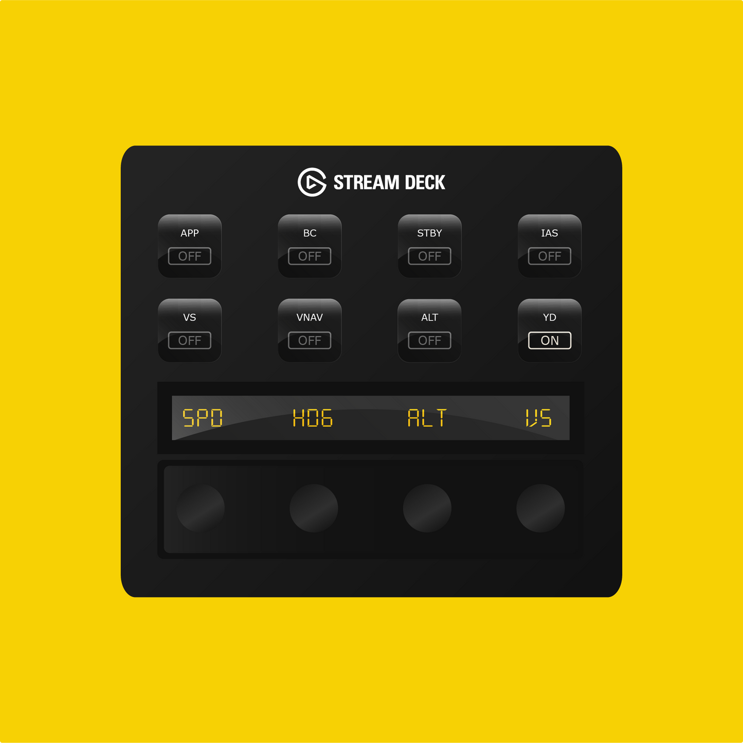 Microsoft ATR 42/72 Autopilot Panel for Stream Deck Plus