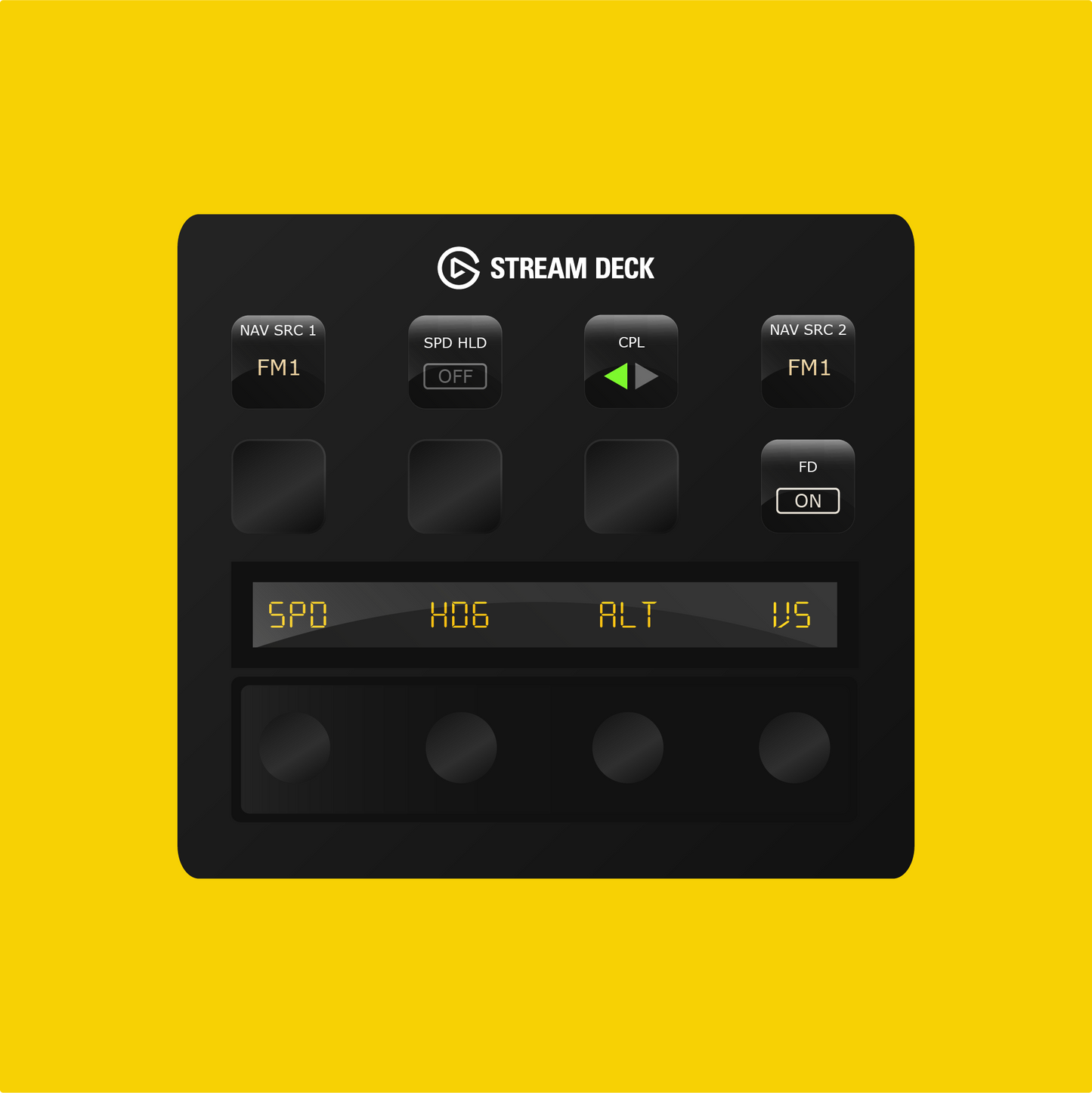 Microsoft ATR 42/72 Autopilot Panel for Stream Deck Plus