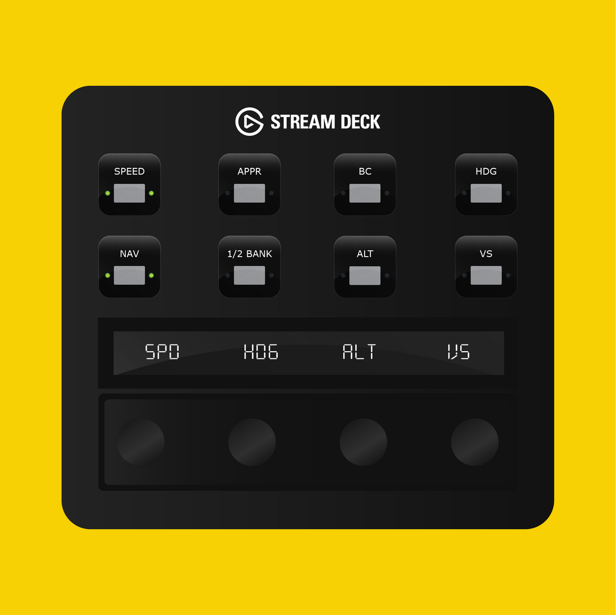 CRJ 550-1000 Autopilot Panel for Stream Deck Plus - Flight Panels