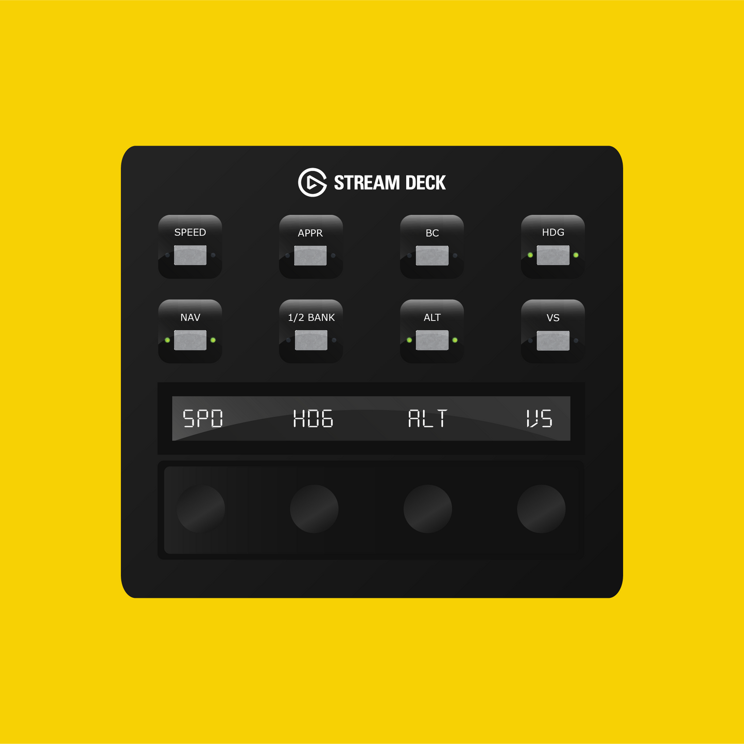 CRJ 550-1000 Autopilot Panel for Stream Deck Plus