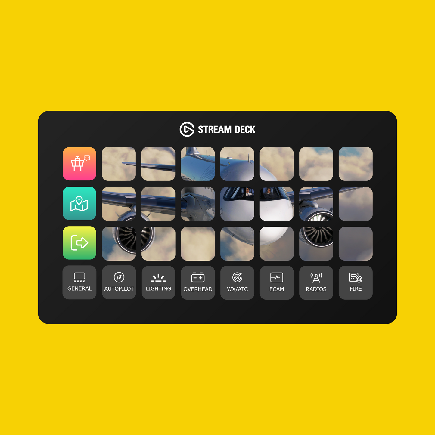 FlyByWire & Fenix Airbus Stream Deck Profiles Bundle