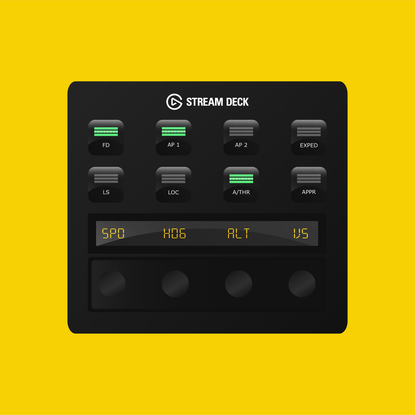 Headwind A330-900 Neo (A339X) Autopilot Panel for Stream Deck Plus