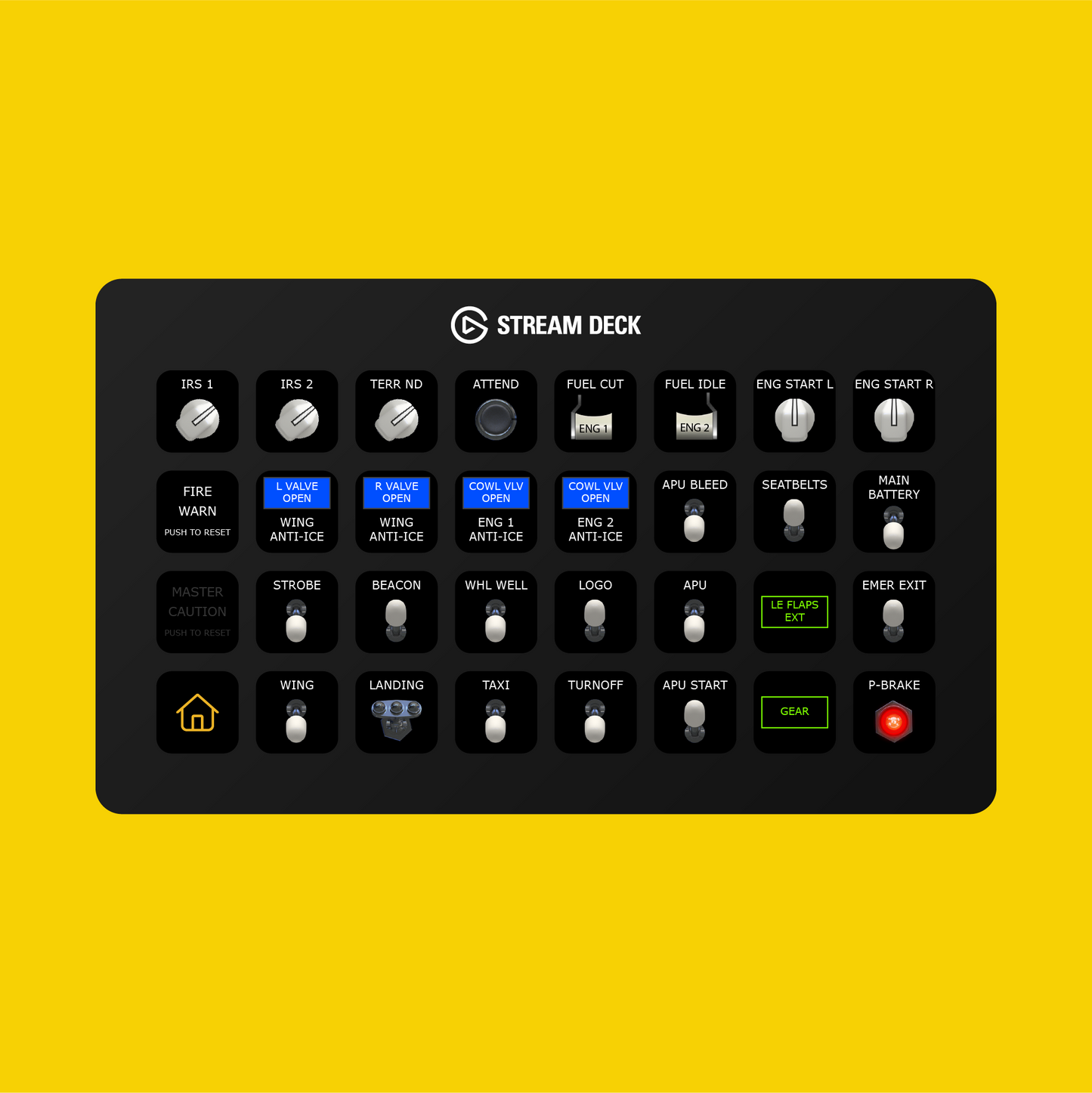 PMDG Boeing 737 Stream Deck Profile