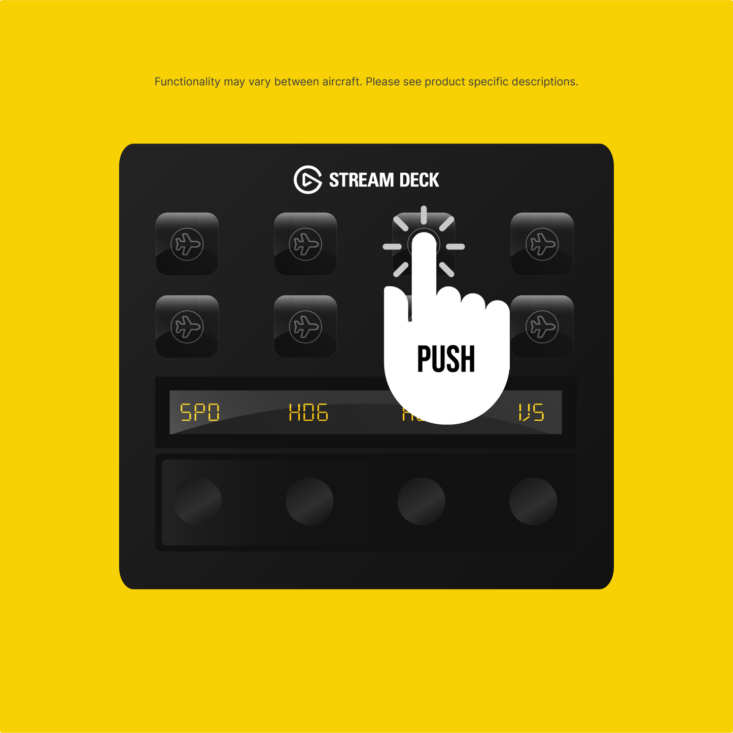 CRJ 550-1000 Autopilot Panel for Stream Deck Plus