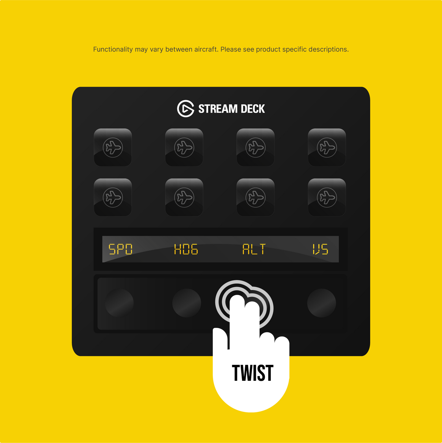 Microsoft ATR 42/72 Autopilot Panel for Stream Deck Plus
