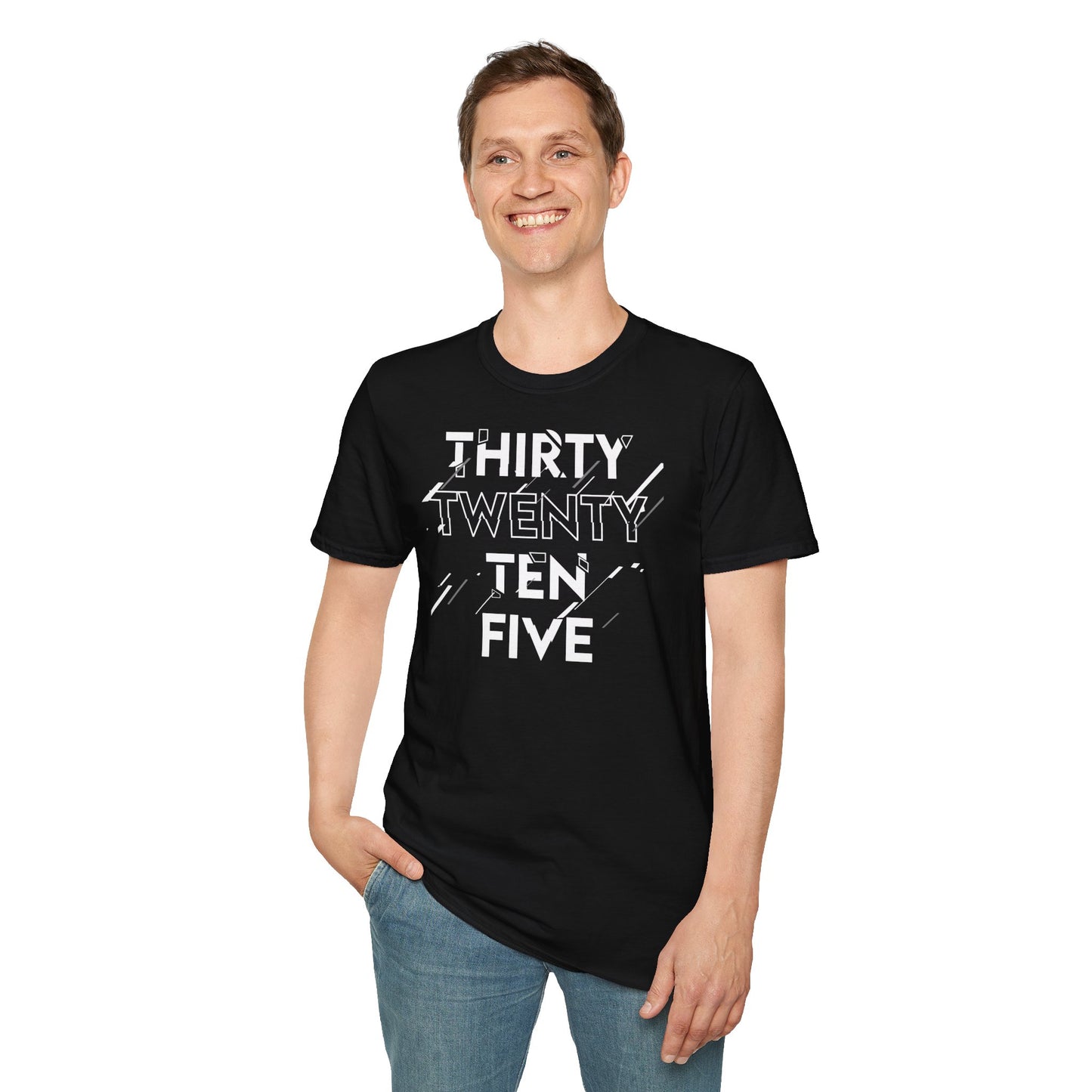 "Thirty, Twenty, Ten, Five" - Unisex Softstyle Aviation T-Shirt