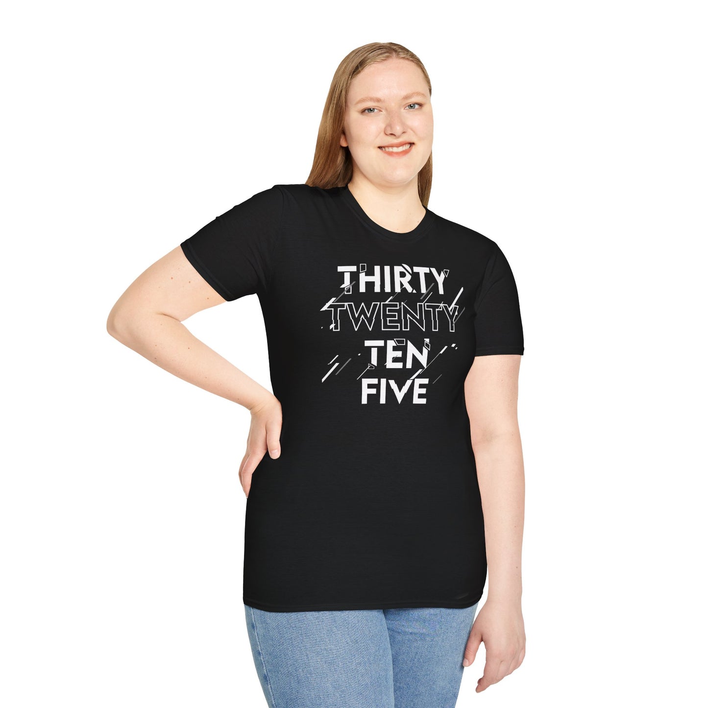 "Thirty, Twenty, Ten, Five" - Unisex Softstyle Aviation T-Shirt