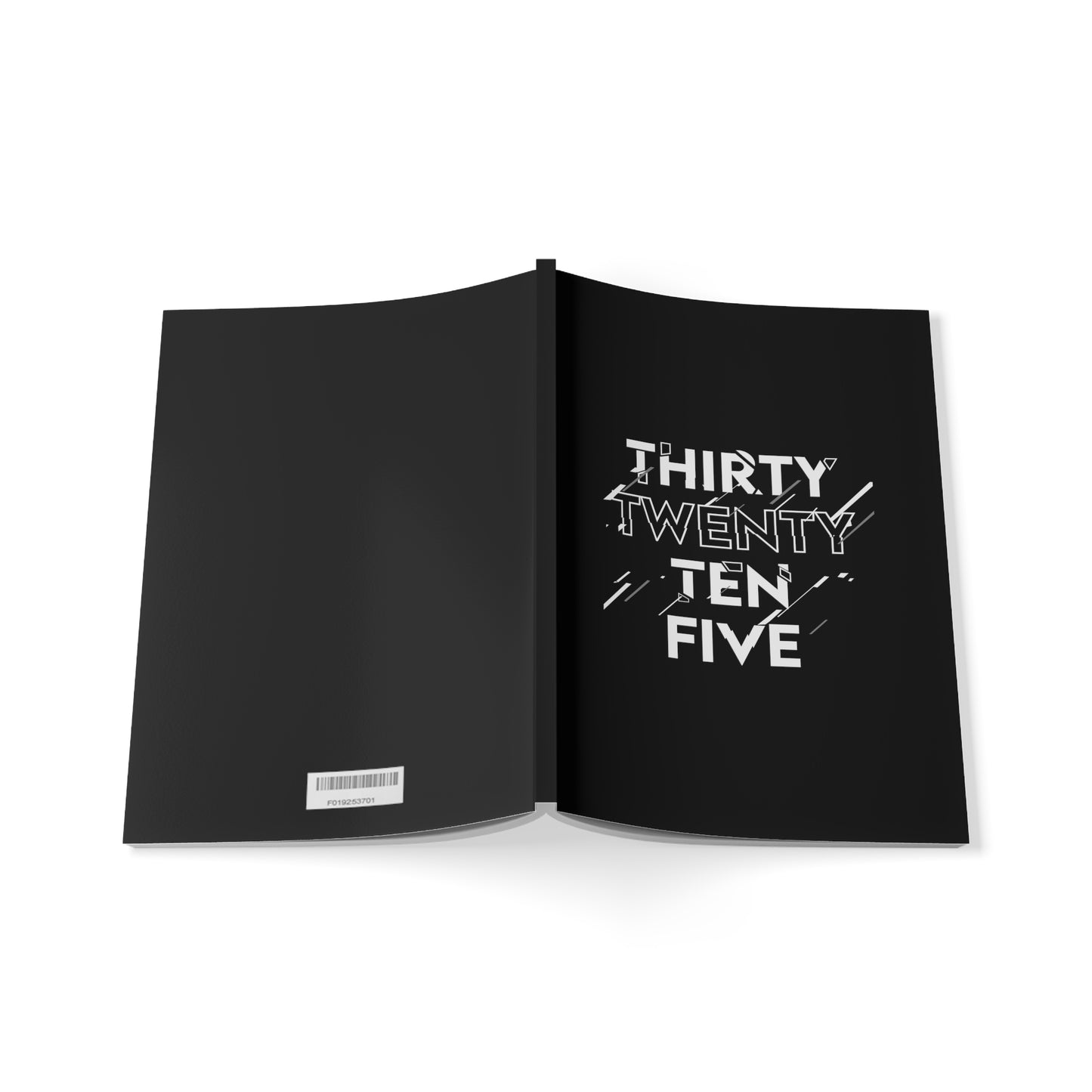 A5 Softcover Notebook - "Thirty, Twenty, Ten, Five"