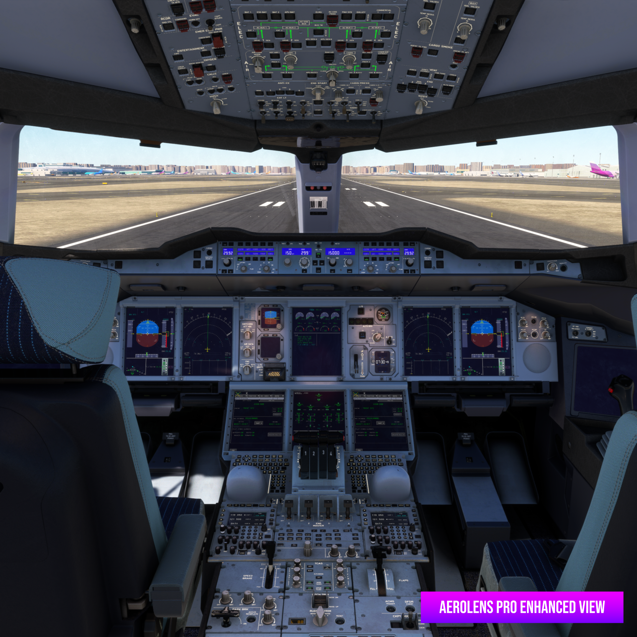 New! AeroLens Pro Enhanced - FlyByWire Airbus A380X - Flight Panels