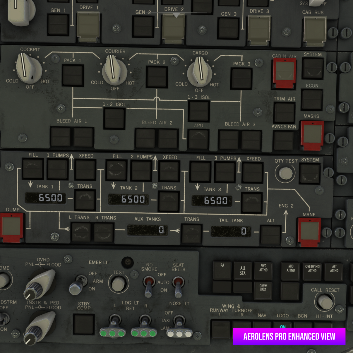 AeroLens Pro Enhanced - TFDI Designs MD-11 - Flight Panels