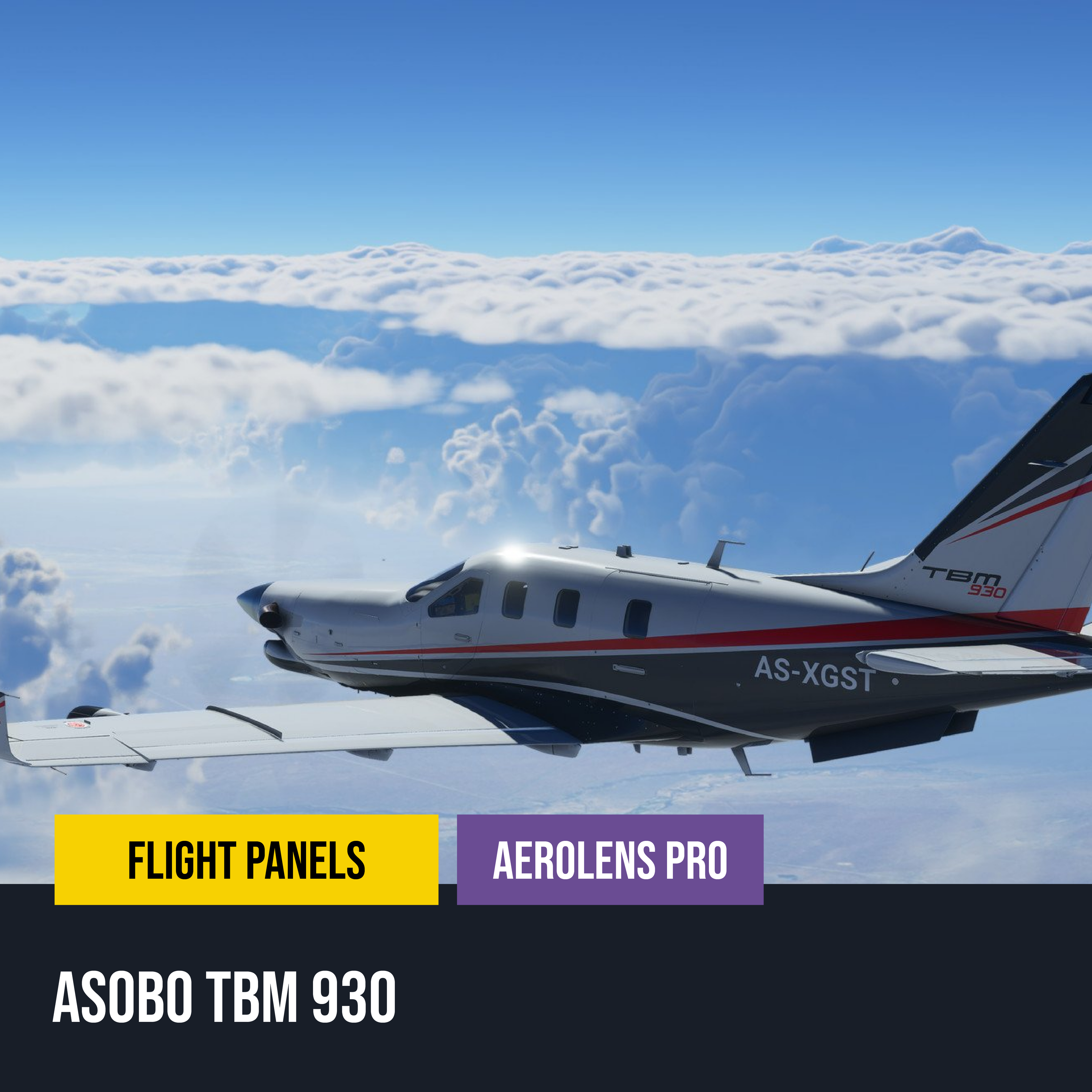 AeroLens Pro - Asobo TBM 930 - Flight Panels