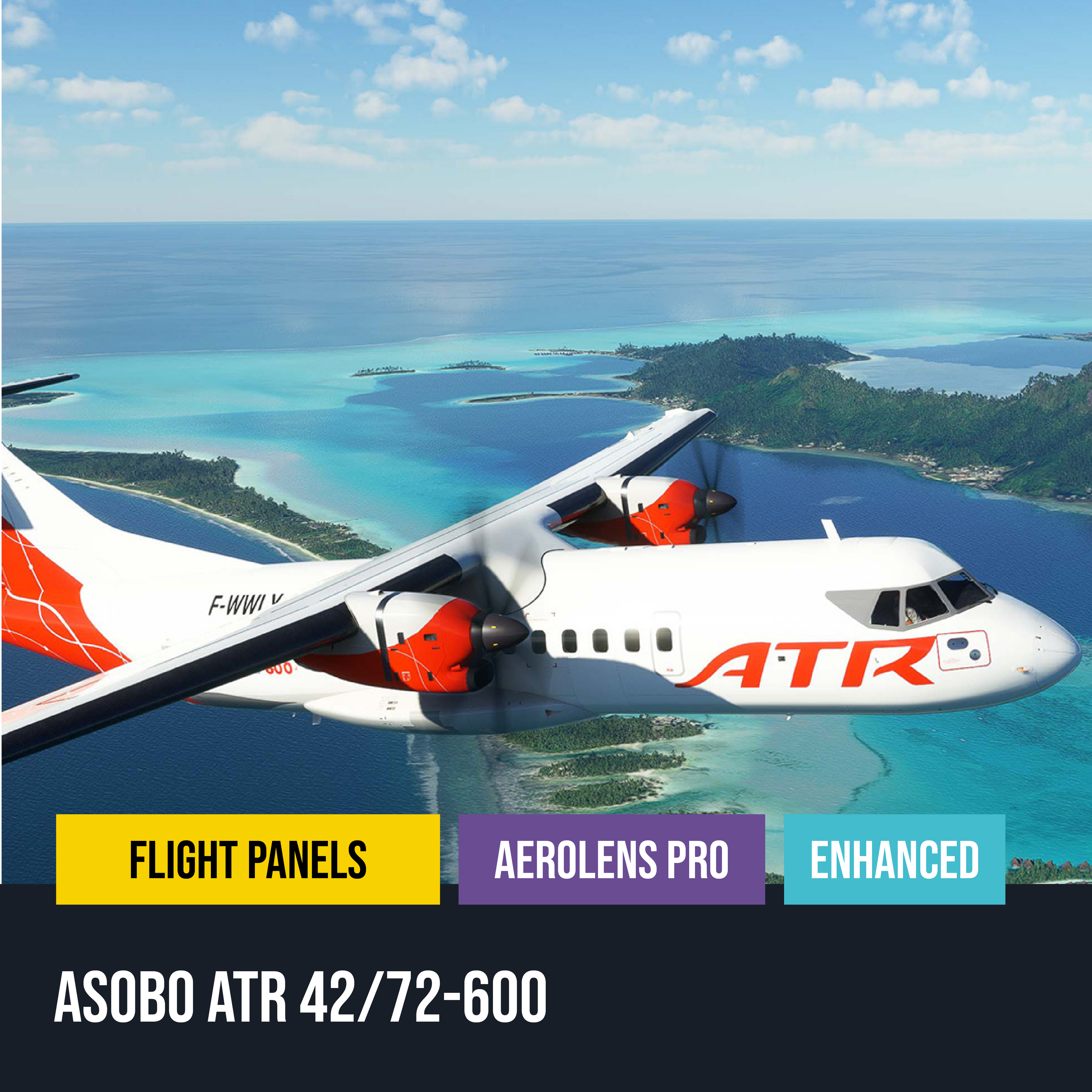 AeroLens Pro Enhanced - ATR 42-72/600 - Flight Panels