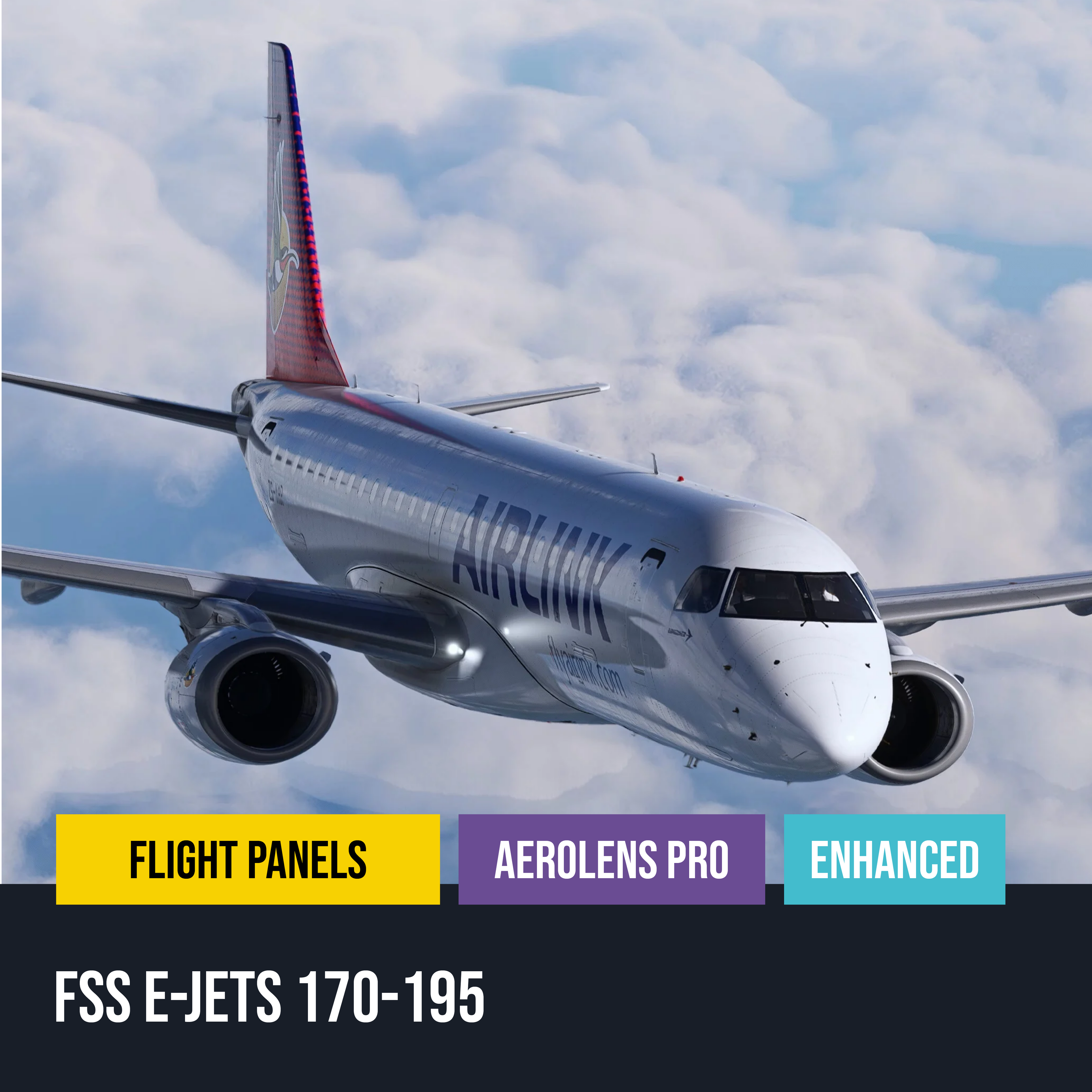 AeroLens Pro Enhanced - FSS E-Jets 170-195 - Flight Panels