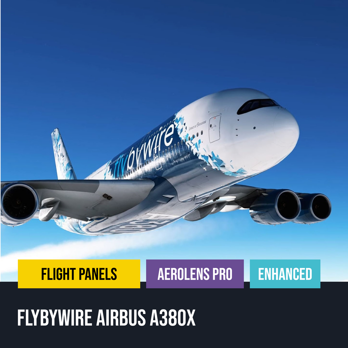 New! AeroLens Pro Enhanced - FlyByWire Airbus A380X - Flight Panels