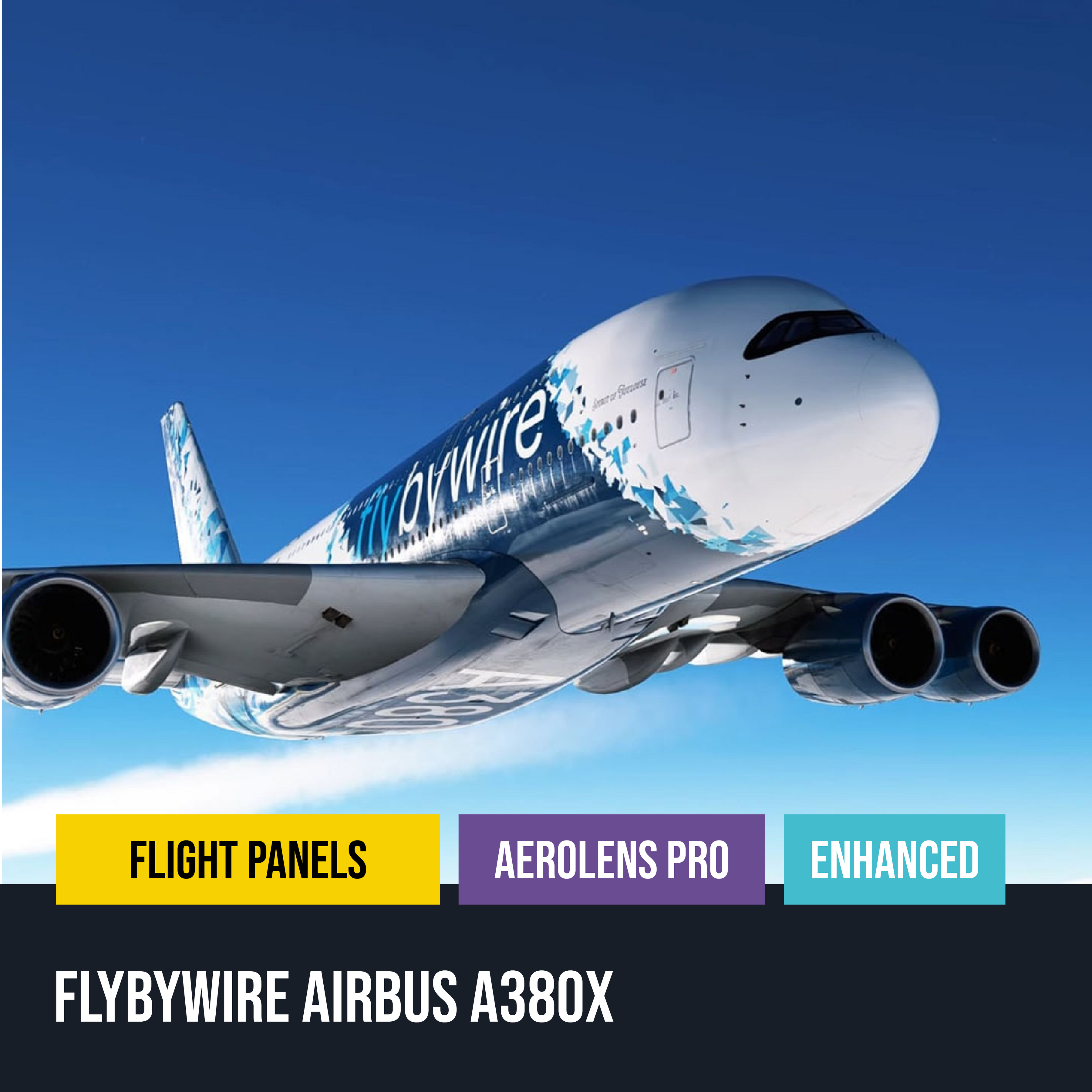 New! AeroLens Pro Enhanced - FlyByWire Airbus A380X - Flight Panels