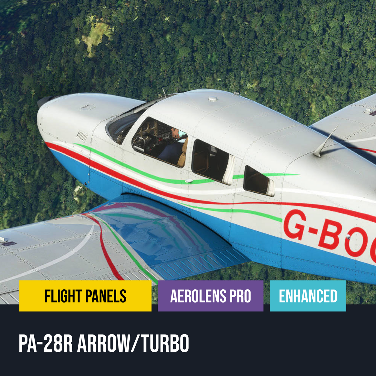 AeroLens Pro Enhanced - PA-28R Arrow III & Turbo Arrow III/IV - Flight Panels