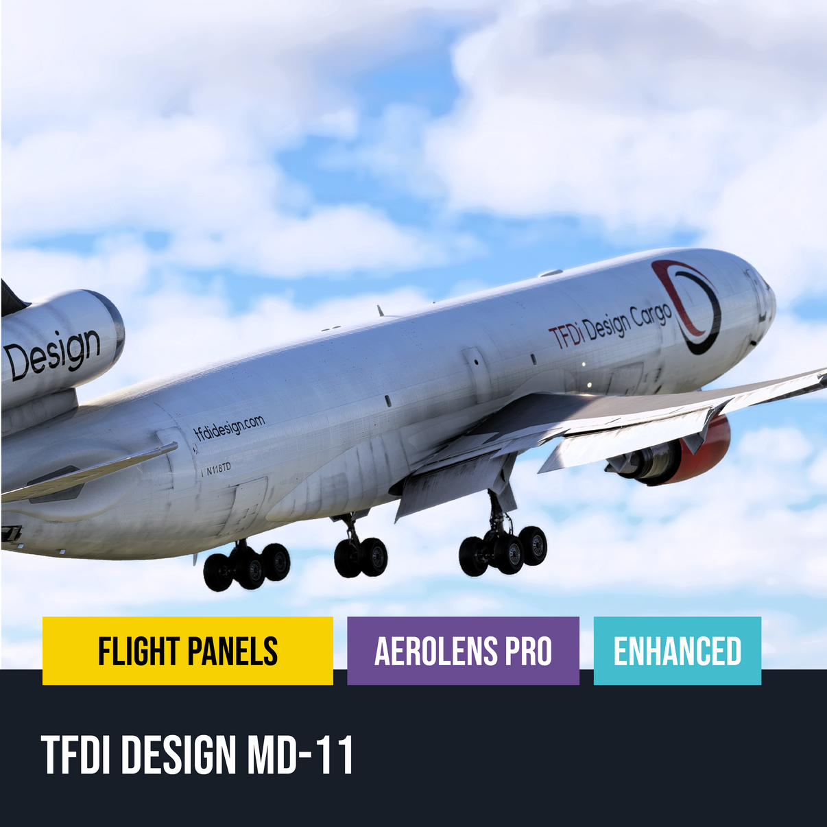 AeroLens Pro Enhanced - TFDI Designs MD-11 - Flight Panels