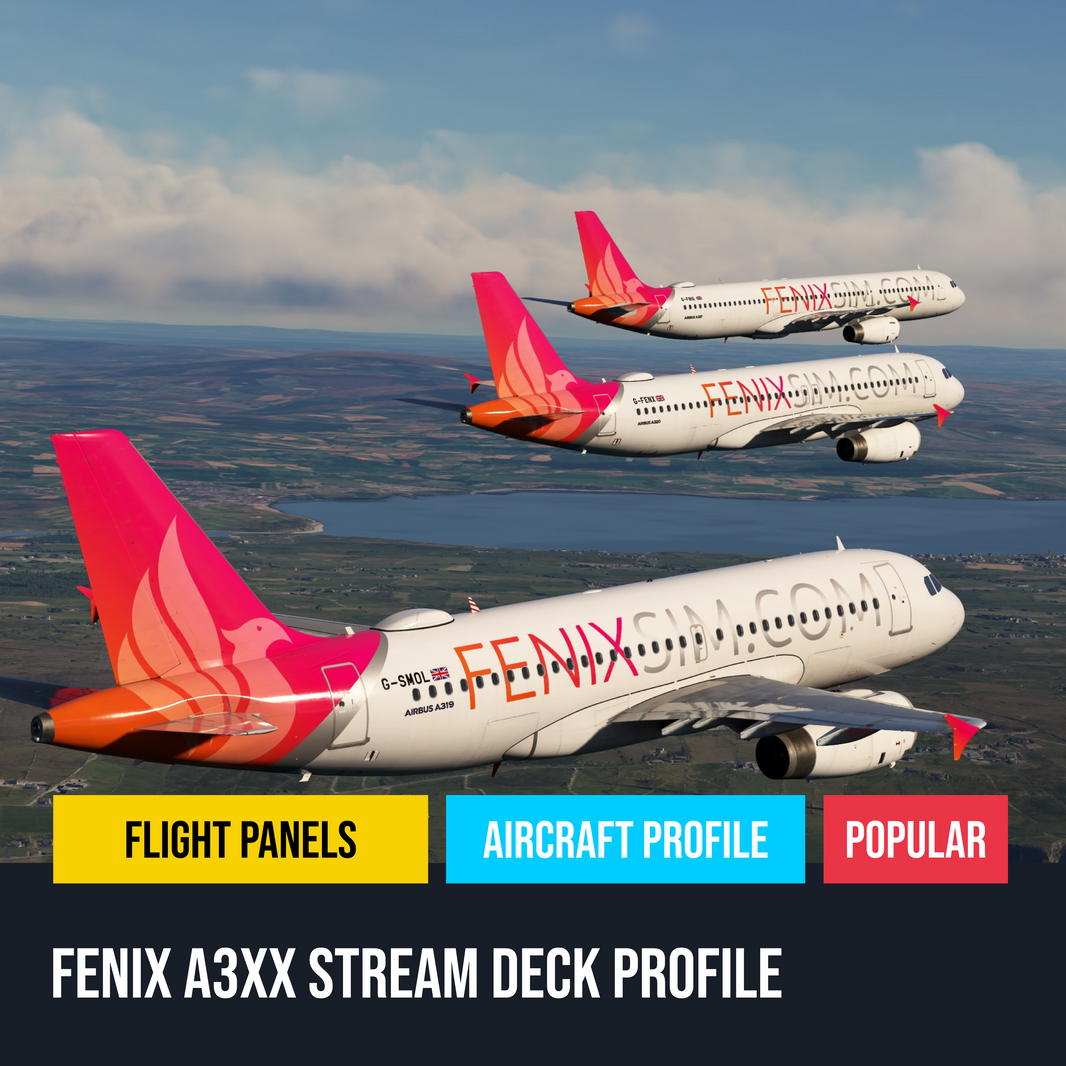 Fenix A319, A320 & A321 Stream Deck Profile