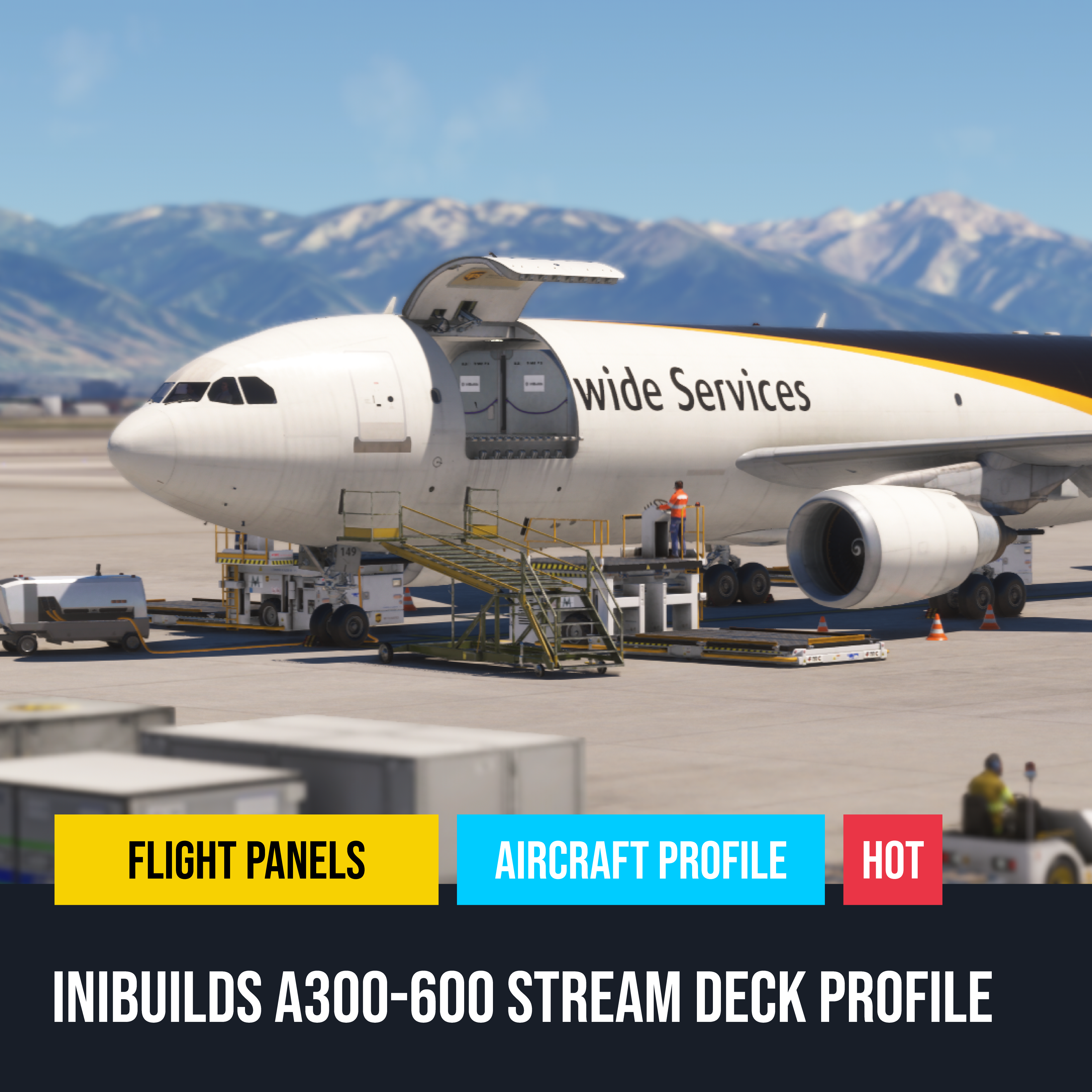 Flight Stream Face iniBuilds A300-600R Stream Deck Profile for Microsoft Flight Simulator ...