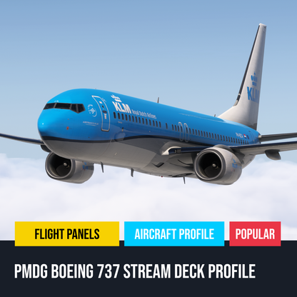 New! PMDG Boeing 737 Stream Deck Profile