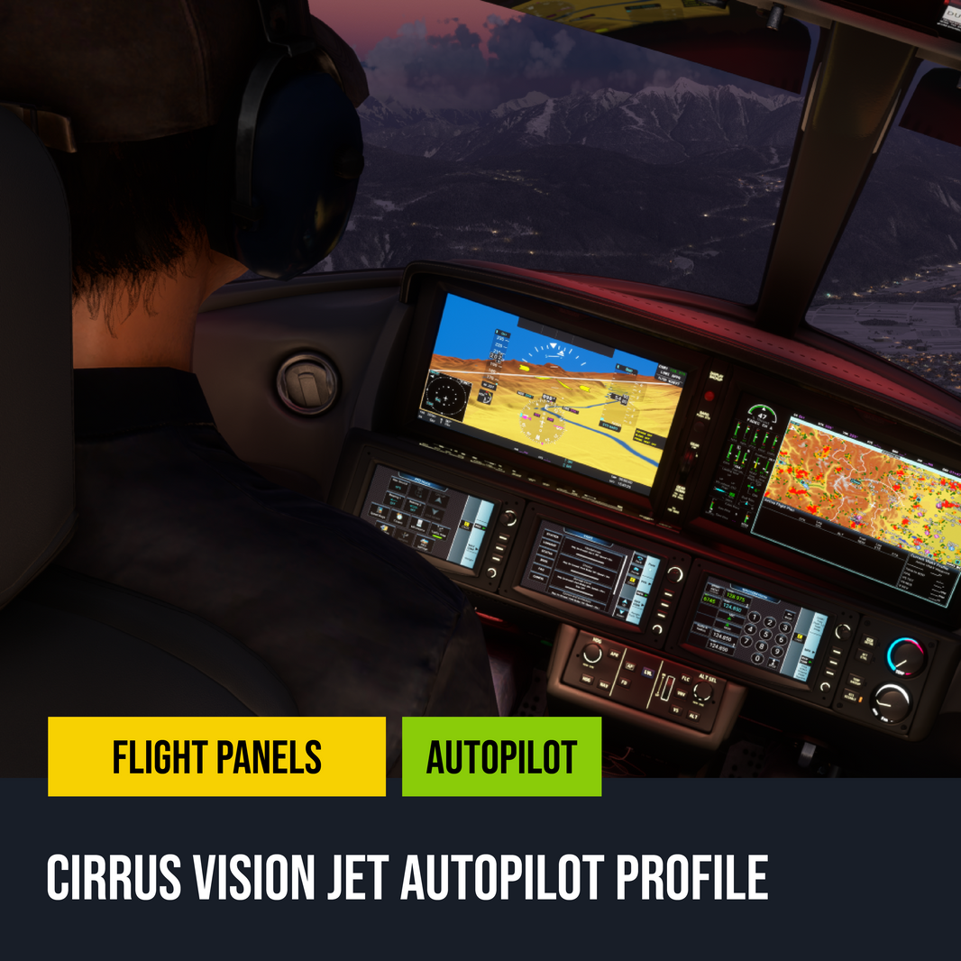 SF50 Cirrus Vision Jet G2 Autopilot Panel for Stream Deck Plus - Flight Panels