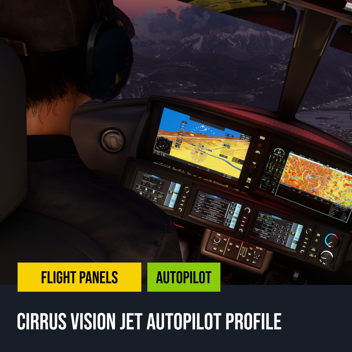 SF50 Cirrus Vision Jet G2 Stream Deck + Autopilot Profile for Microsoft ...
