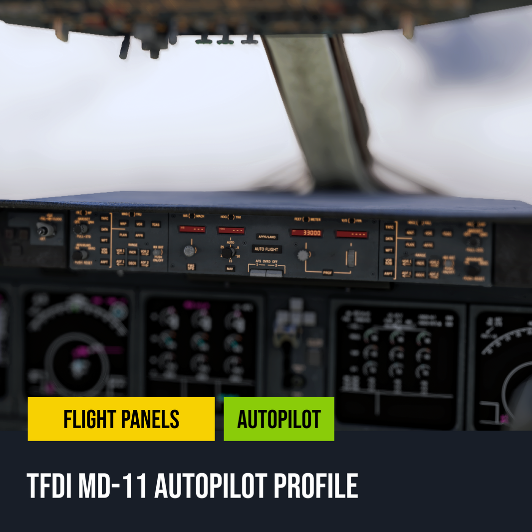 New! TFDi Design MD-11 Autopilot Panel for Stream Deck Plus - Flight Panels