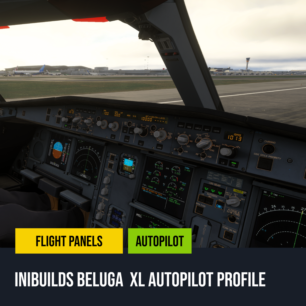 New! Asobo/iniBuilds Beluga XL Autopilot Panel for Stream Deck Plus - Flight Panels