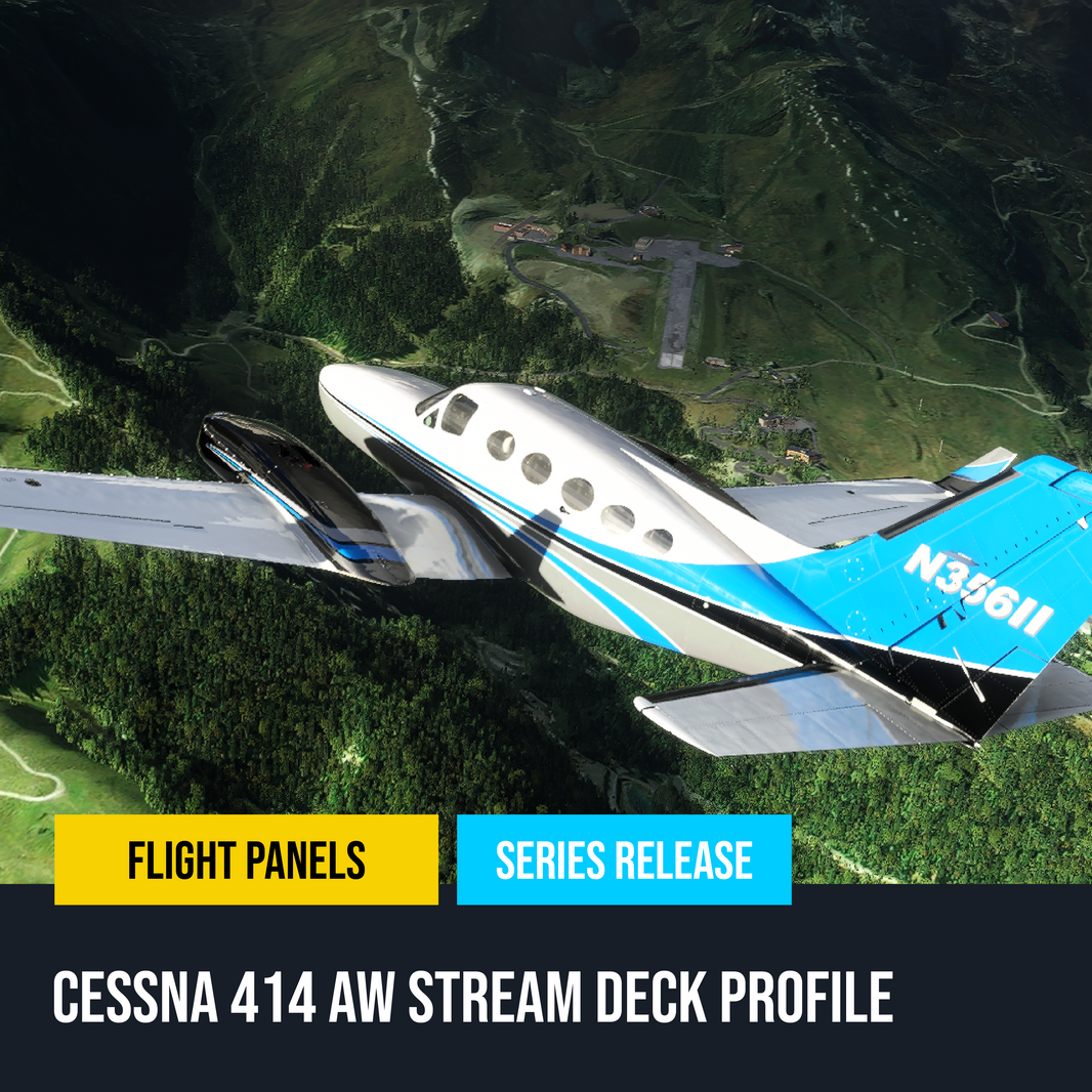 Flysimware Cessna 414 AW Chancellor Stream Deck Profile - Flight Panels