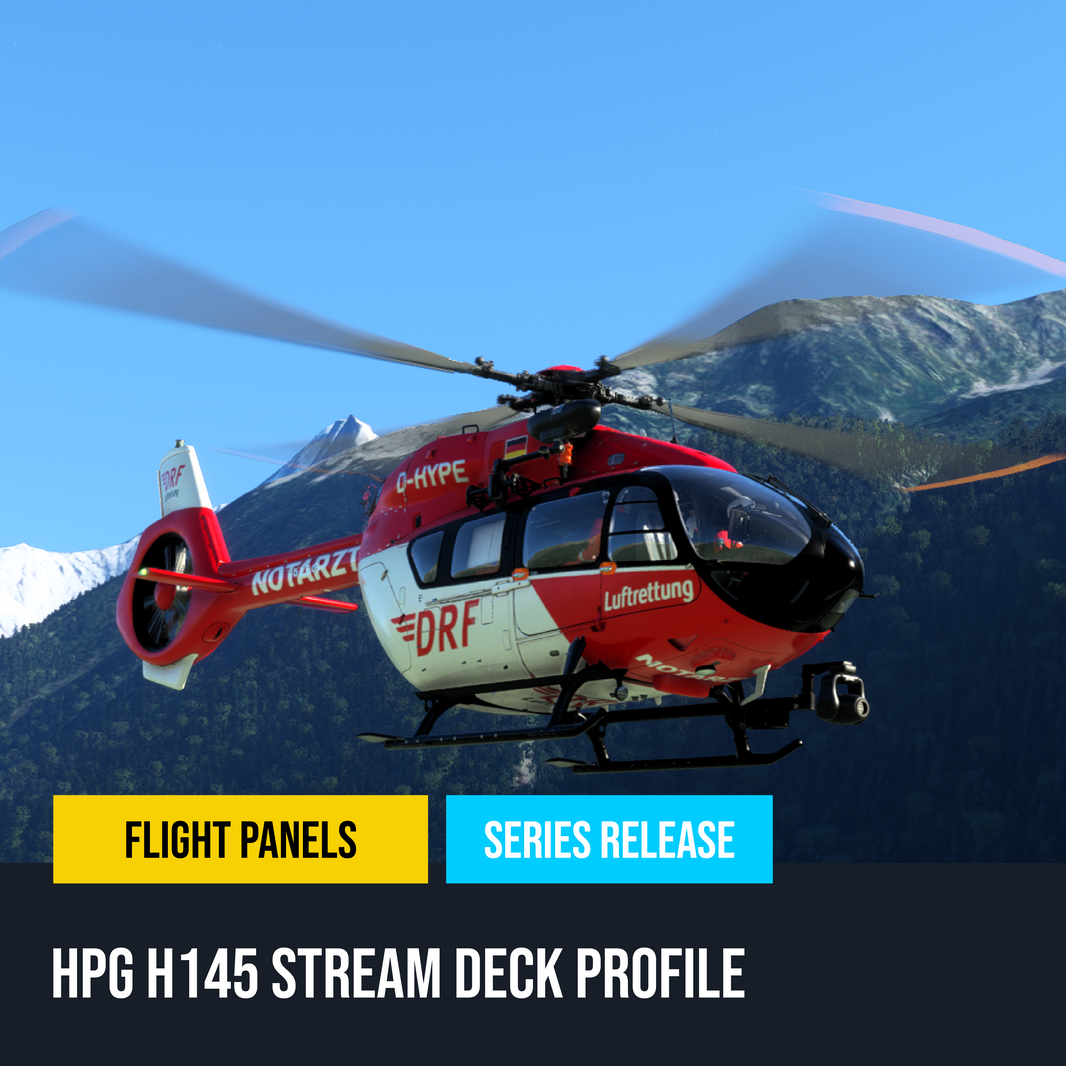 HPG H145 Stream Deck Profile - Flight Panels