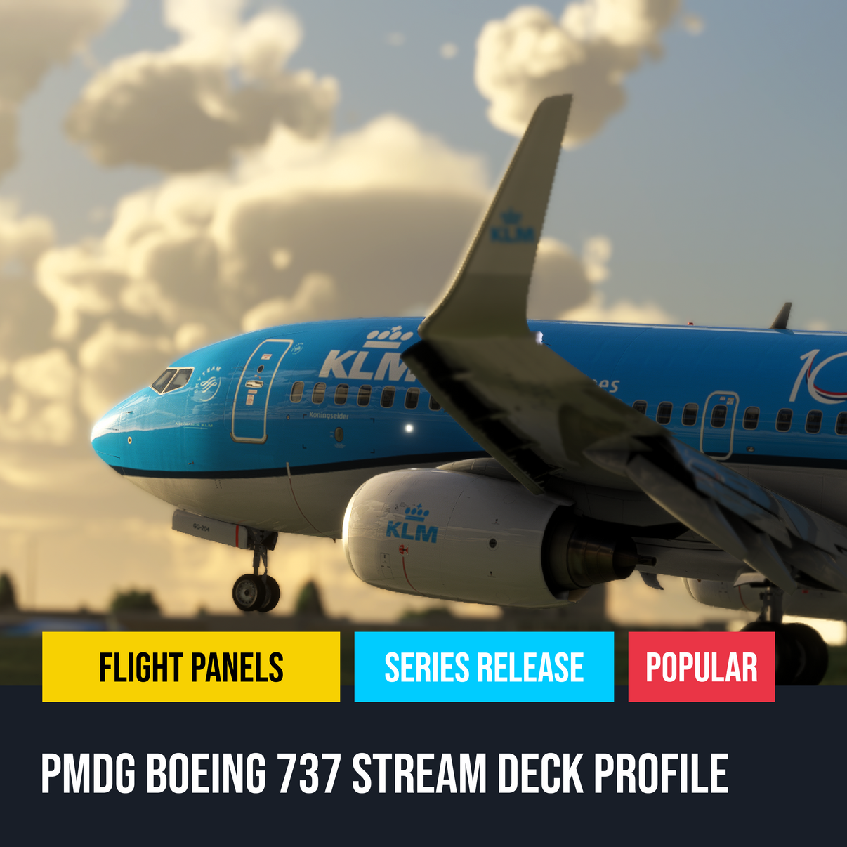 PMDG Boeing 737 Stream Deck Profile - Flight Panels