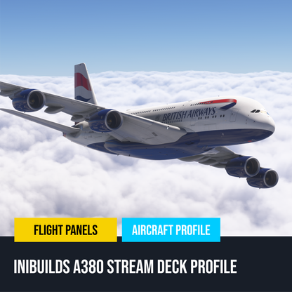 New! iniBuilds A380 Stream Deck Profile