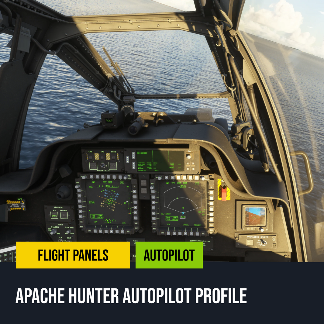 New! KwikFlight Apache Hunter Autopilot Profile