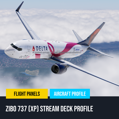 New! Zibo Boeing 737-800X (X-Plane) Stream Deck Profile