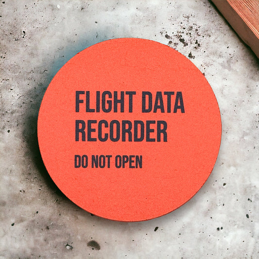 Drinks Coaster - "Flight Data Recorder"