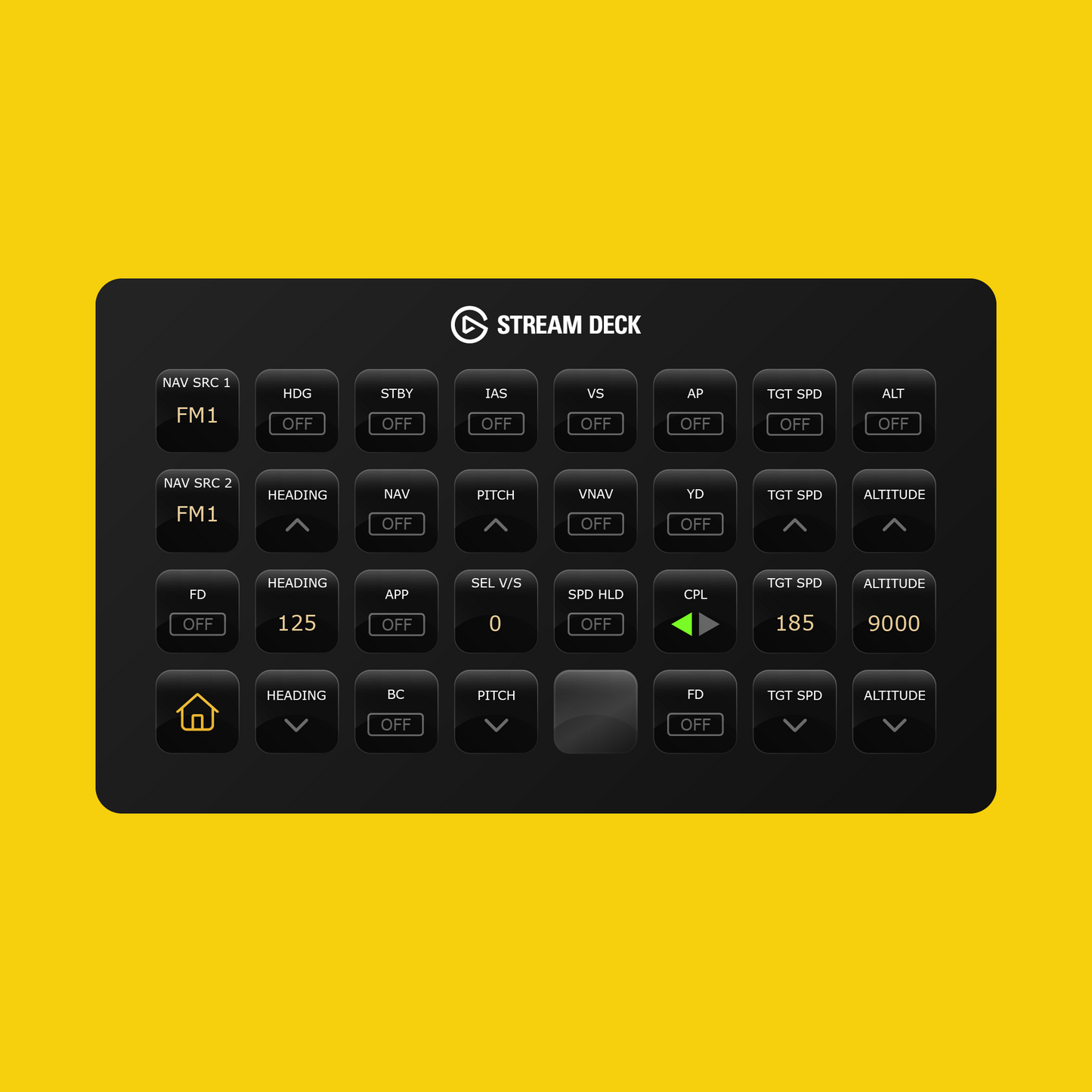 Microsoft ATR 42/72-600 Stream Deck Profile