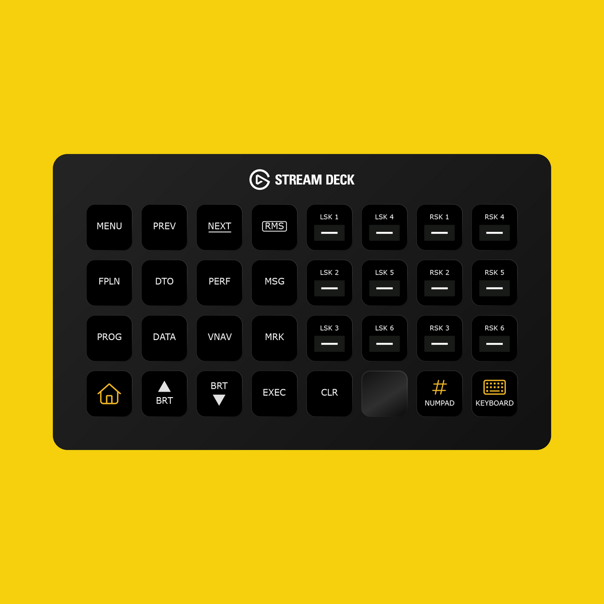 Microsoft ATR 42/72-600 Stream Deck Profile - Flight Panels