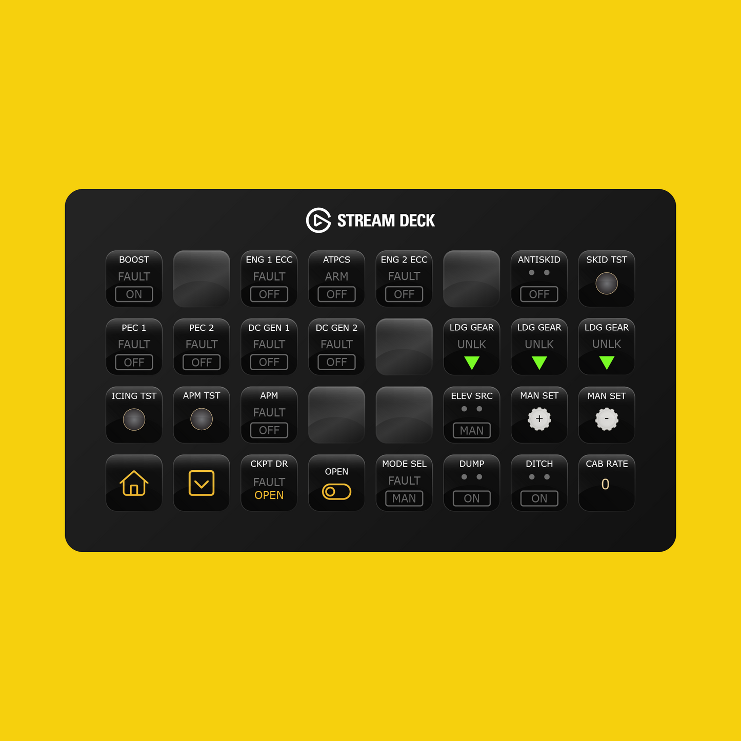 Microsoft ATR 42/72-600 Stream Deck Profile