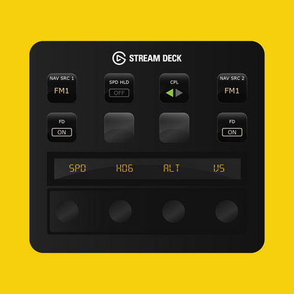 Microsoft ATR 42/72 Autopilot Panel for Stream Deck Plus