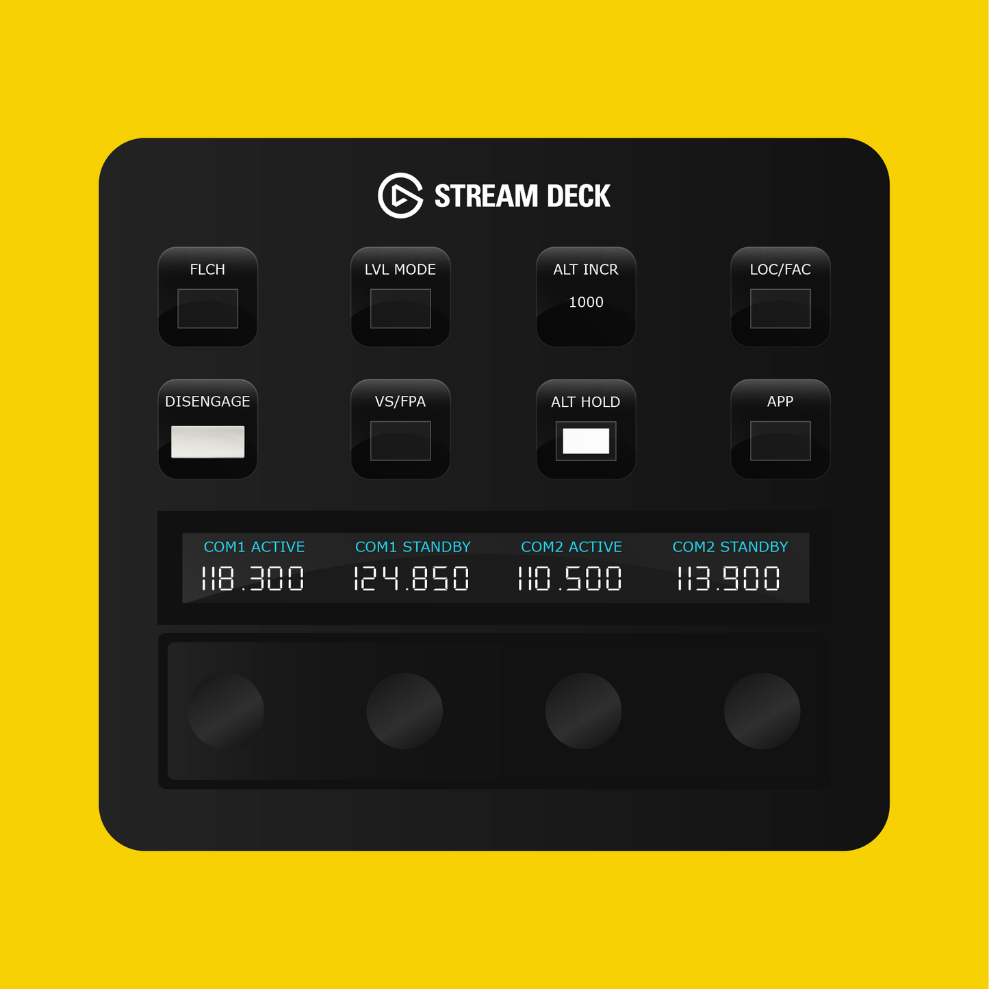 Boeing 787 Dreamliner Autopilot Panel for Stream Deck Plus