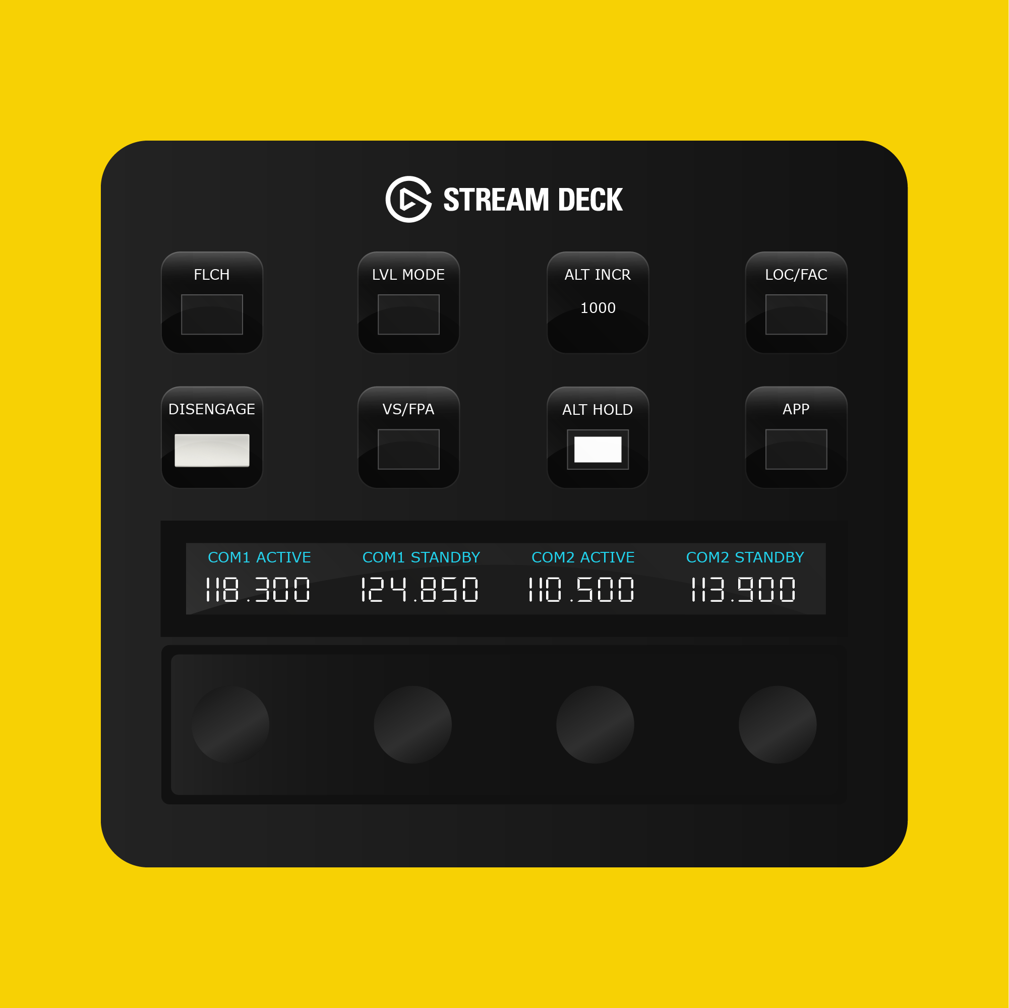 Boeing 787 Dreamliner Autopilot Panel for Stream Deck Plus - Flight Panels