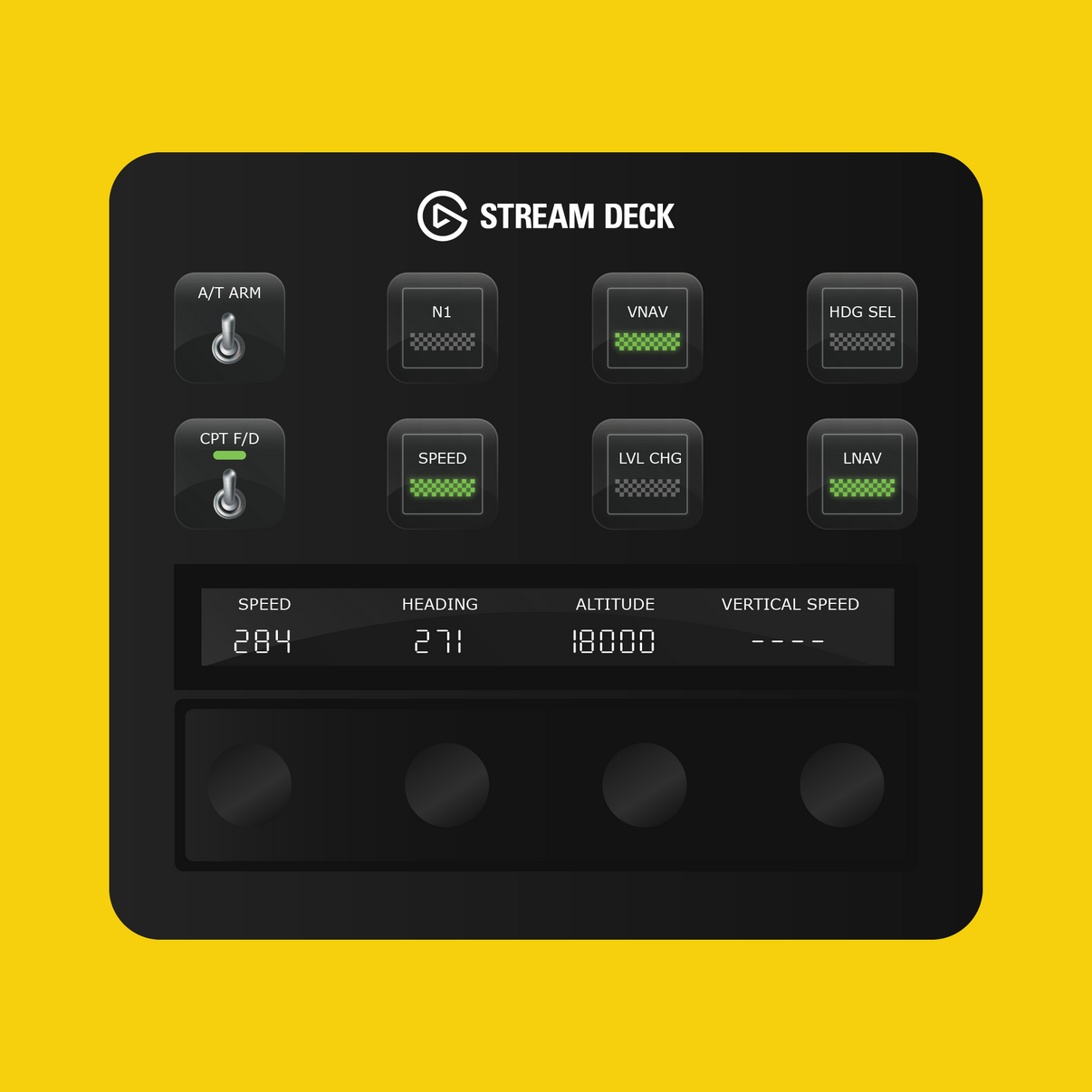 New! Asobo 737 Max 8 Autopilot Panel for Stream Deck Plus - Flight Panels