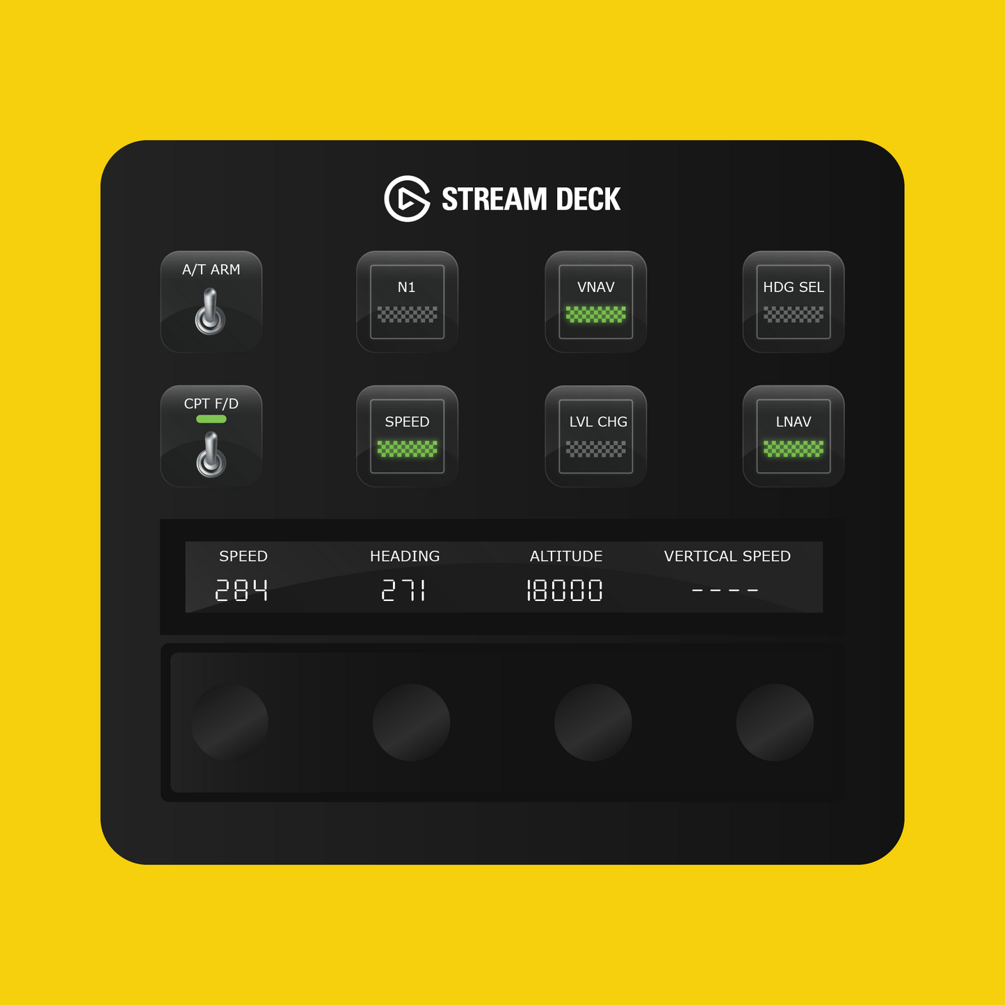 New! Asobo 737 Max 8 Autopilot Panel for Stream Deck Plus