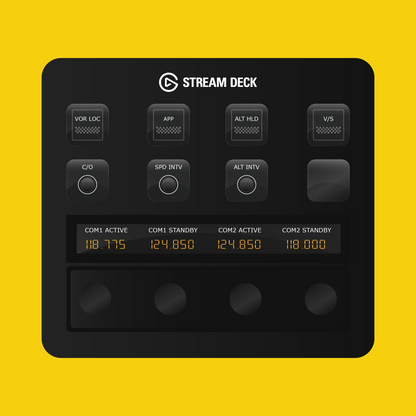 New! Asobo 737 Max 8 Autopilot Panel for Stream Deck Plus