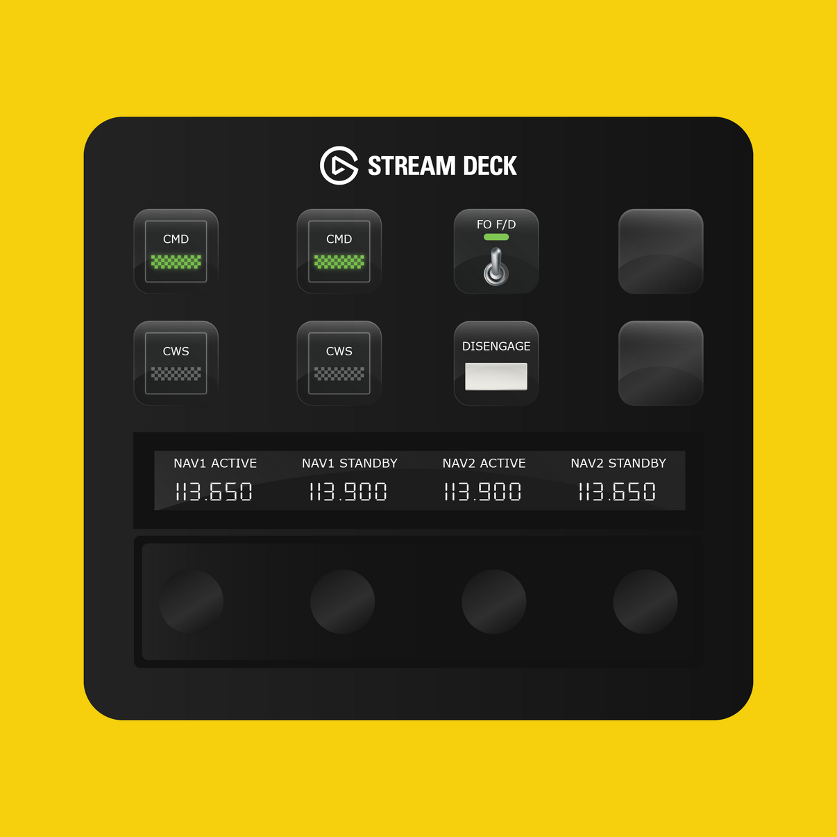 New! Asobo 737 Max 8 Autopilot Panel for Stream Deck Plus - Flight Panels