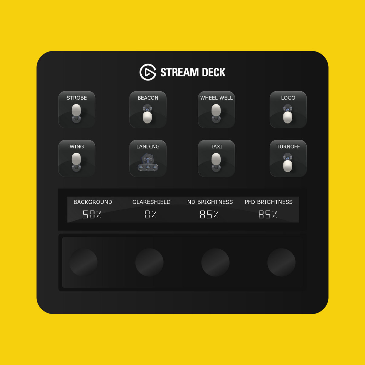 New! Asobo 737 Max 8 Autopilot Panel for Stream Deck Plus - Flight Panels