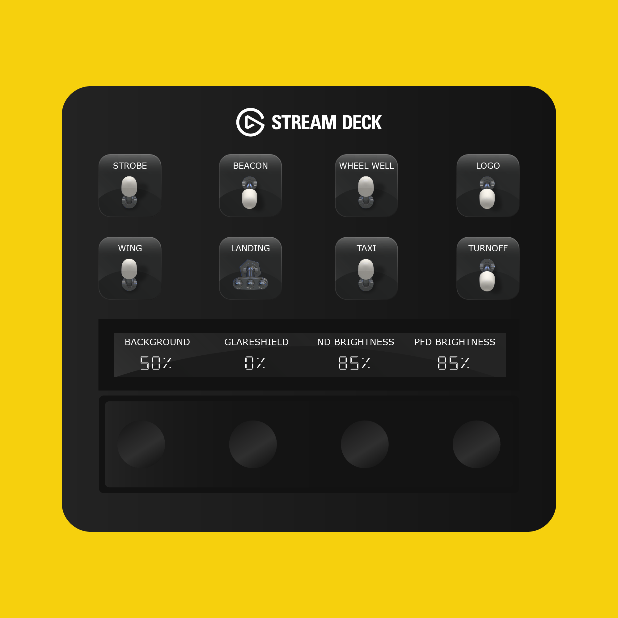 New! Asobo 737 Max 8 Autopilot Panel for Stream Deck Plus - Flight Panels