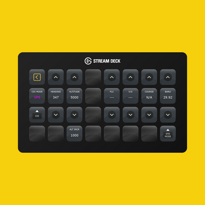 New! Cessna 172 Skyhawk (G1000) Stream Deck Profile