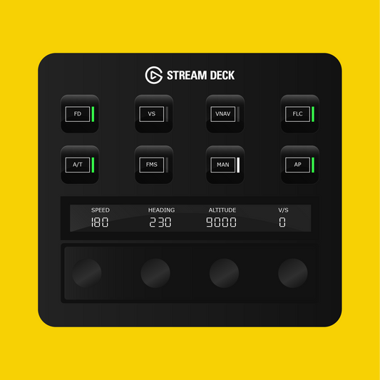 Cessna Citation Longitude Autopilot Panel for Stream Deck Plus