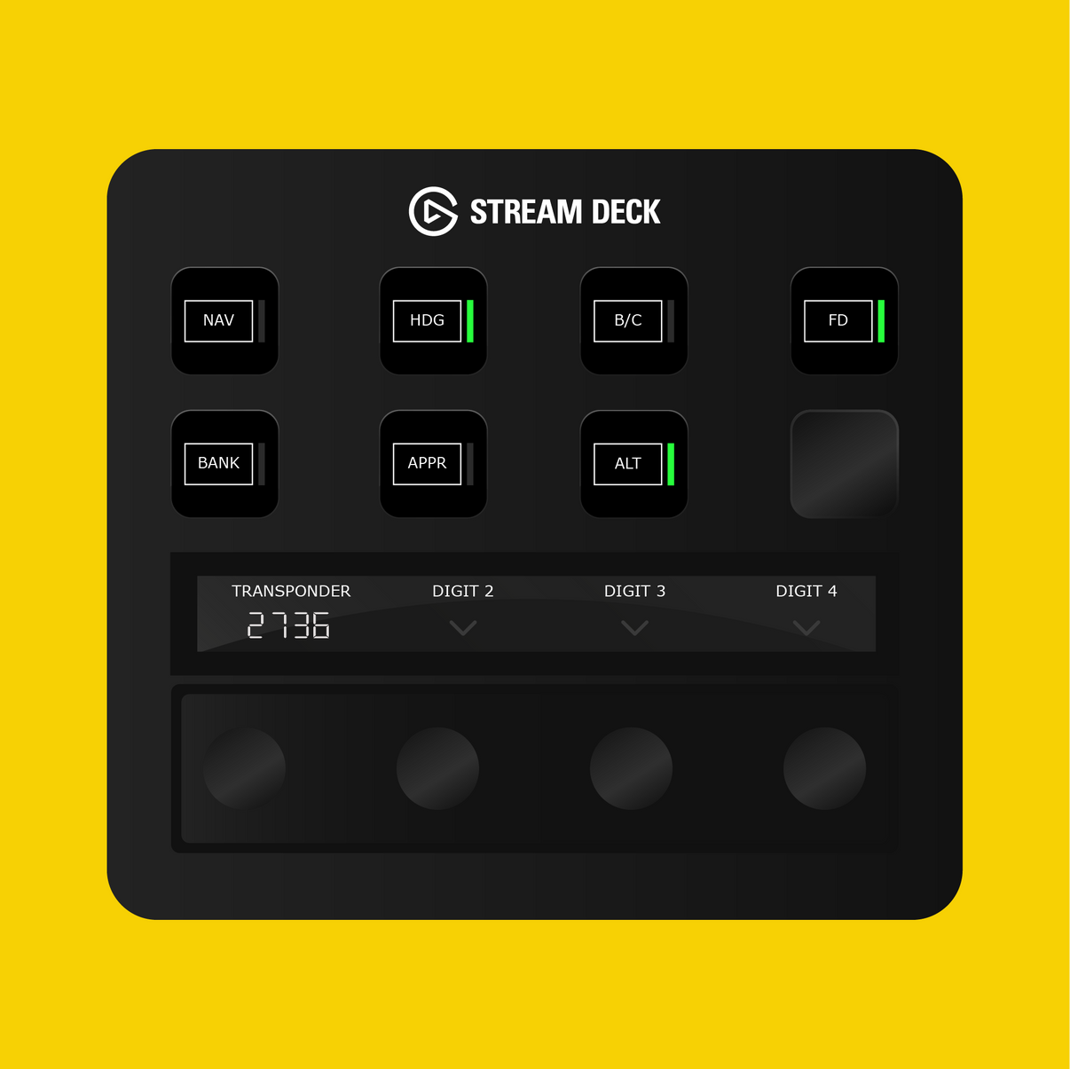 Cessna Citation Longitude Autopilot Panel for Stream Deck Plus - Flight Panels